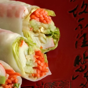 rice paper rolls